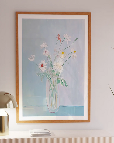 Skye Blue Petal No. 2 - Peintio