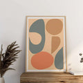 Muted Shape Fusion - Peintio