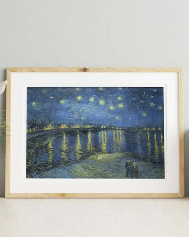 Vincent van Gogh - Starry Night Over the Rhone - Peintio