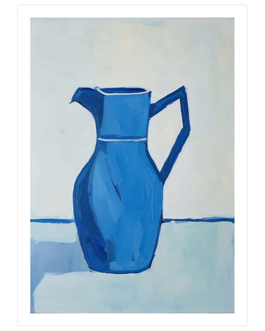 Blue Carafe Art No. 1 - Peintio