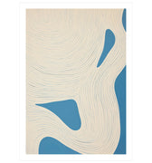 Lines of Blue Symphony - Peintio