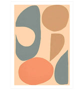 Muted Shape Fusion - Peintio