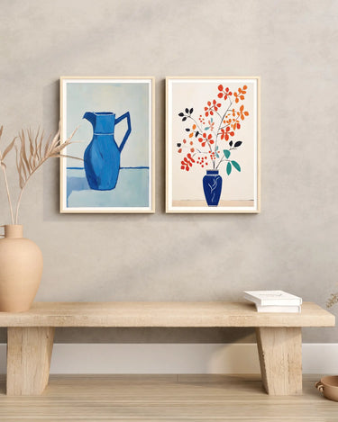 Blue Carafe Art No. 1 - Peintio