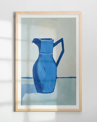 Blue Carafe Art No. 1 - Peintio