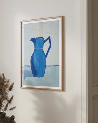 Blue Carafe Art No. 1 - Peintio