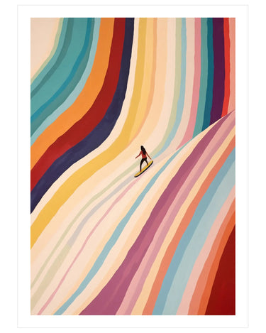 Rainbow Surfer - Peintio