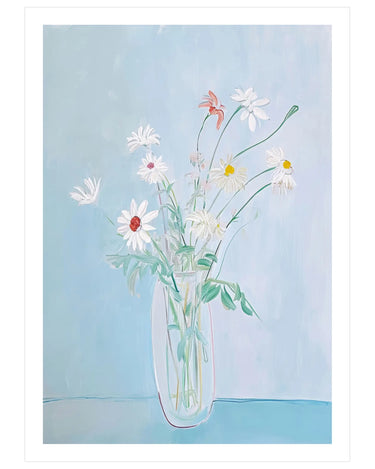 Skye Blue Petal No. 2 - Peintio