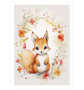 Squirrel in Bloom No. 6 - Peintio