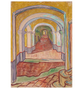 Vincent van Gogh - Corridor in the Asylum - Peintio