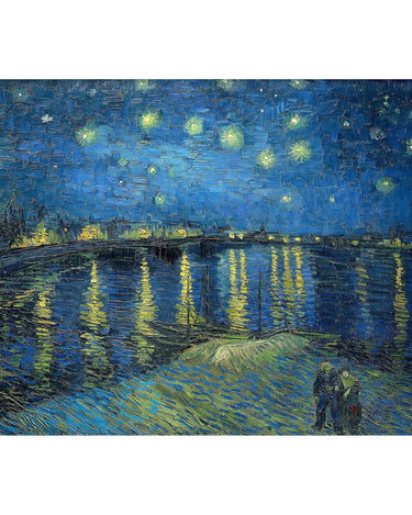 Vincent van Gogh - Starry Night Over the Rhone - Peintio