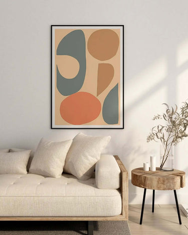Muted Shape Fusion - Peintio