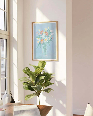 Skye Blue Petal No. 1 - Peintio