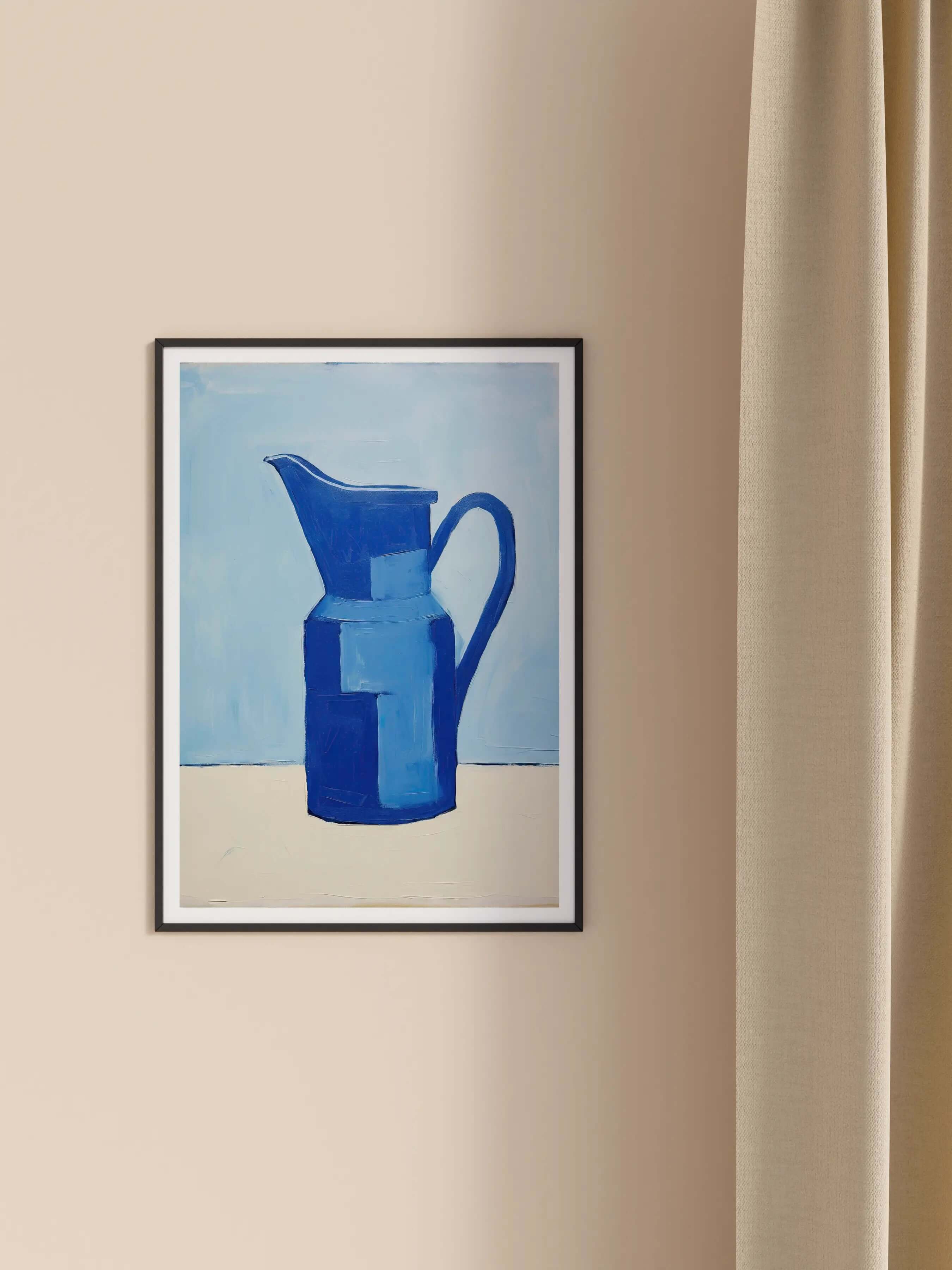Blue Carafe Art No. 2 - Peintio