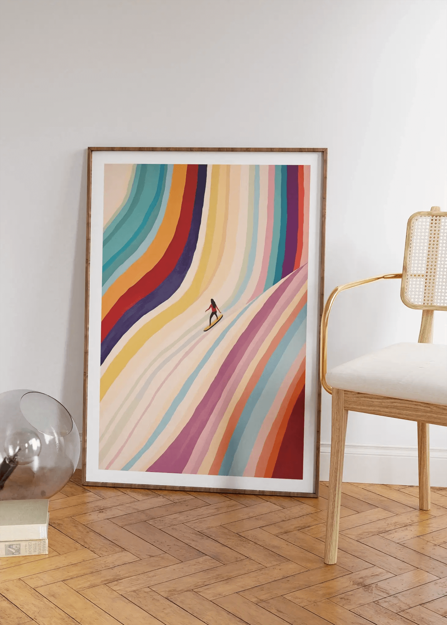 Rainbow Surfer - Peintio