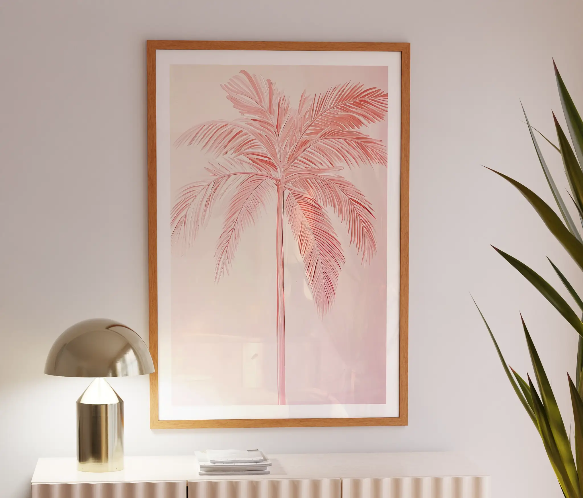 Pink Palm - Peintio