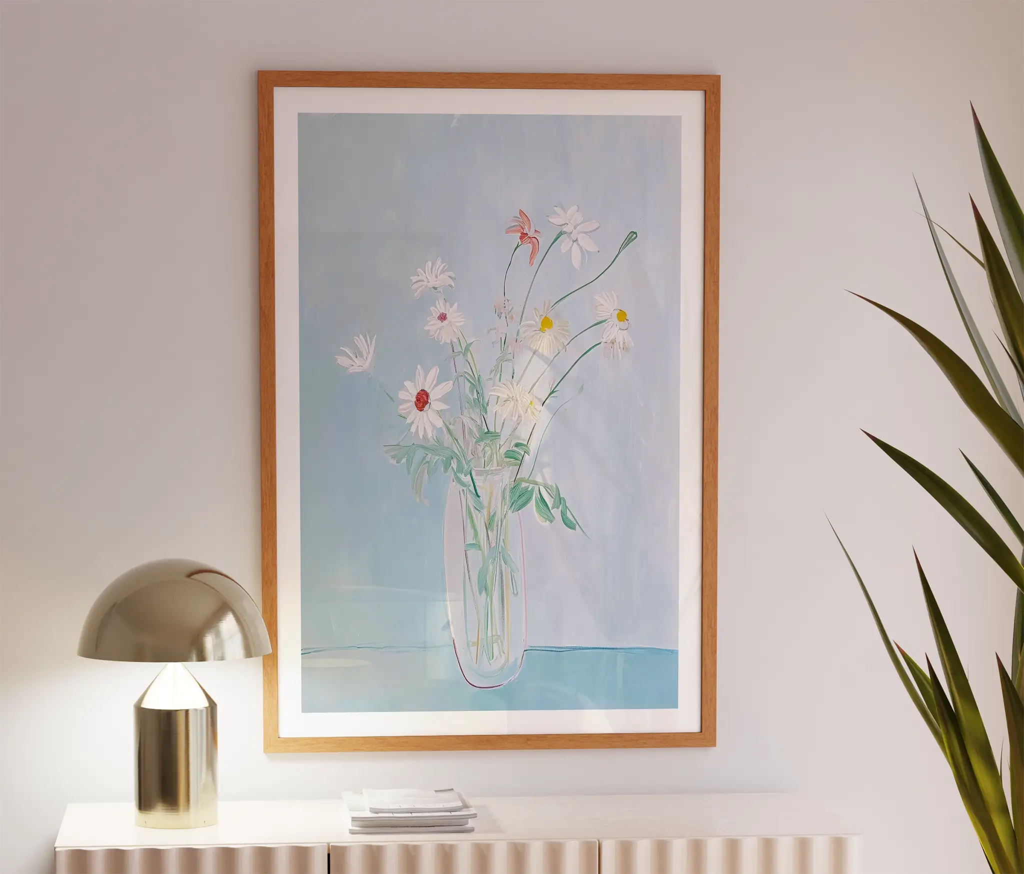 Skye Blue Petal No. 2 - Peintio