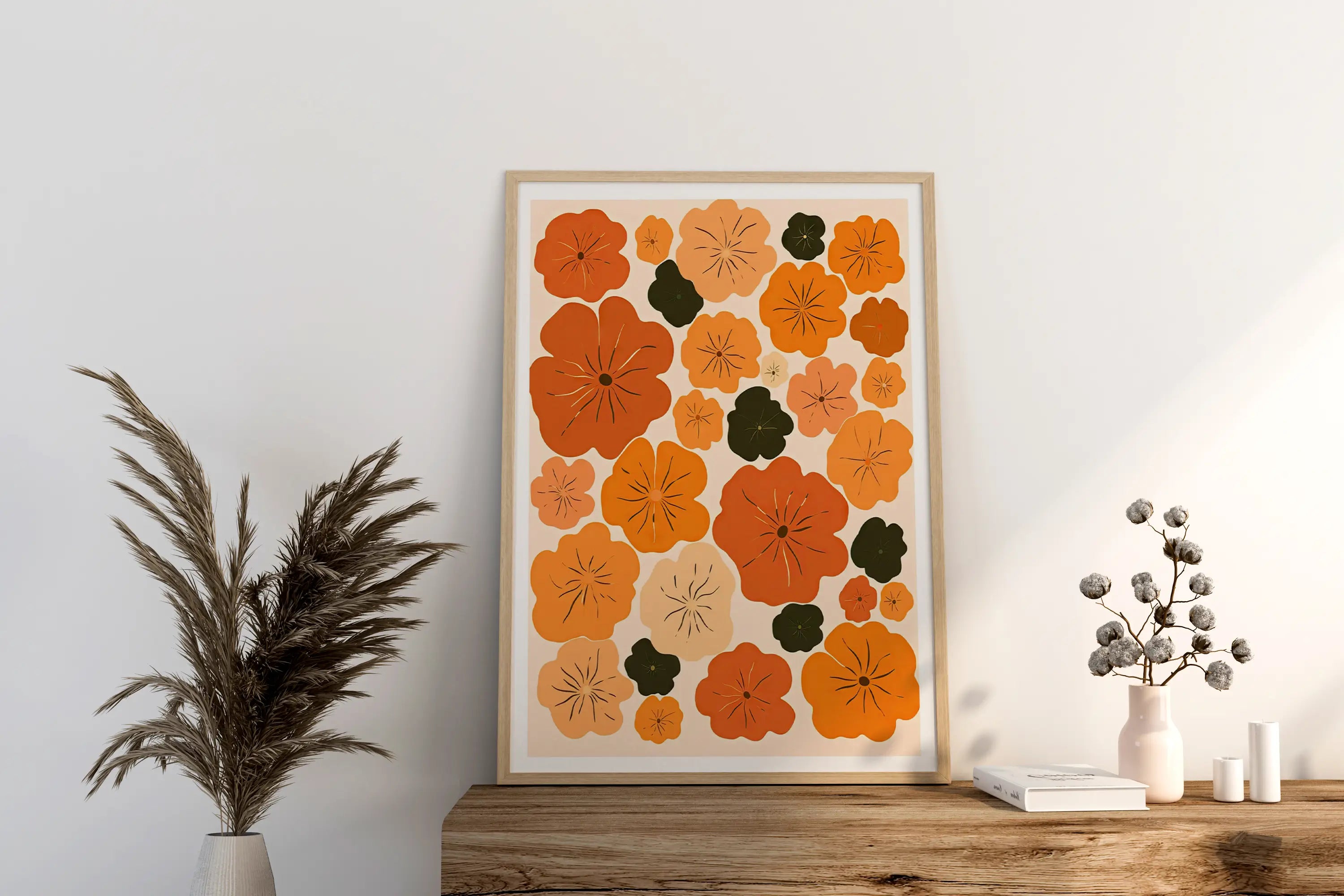 Flowers or Pumpkin - Peintio