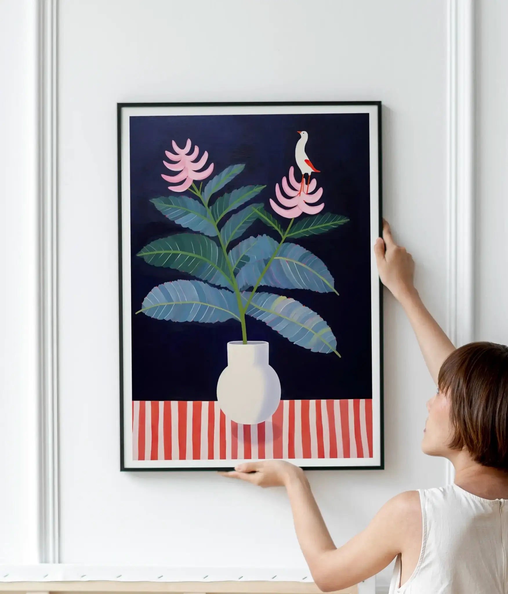 Birdy Floral Arrangement No. 1 - Peintio