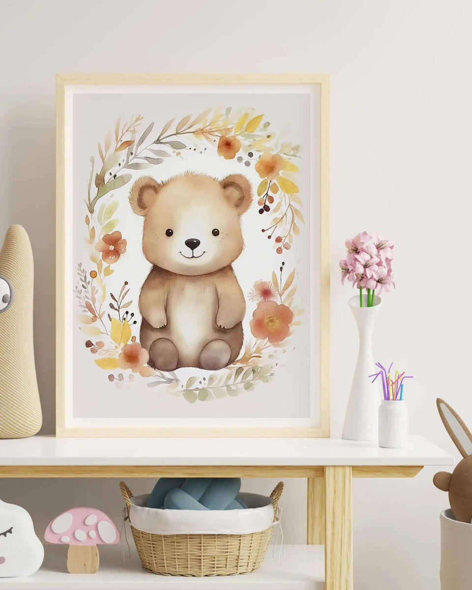 Bear in Bloom No. 2 - Peintio