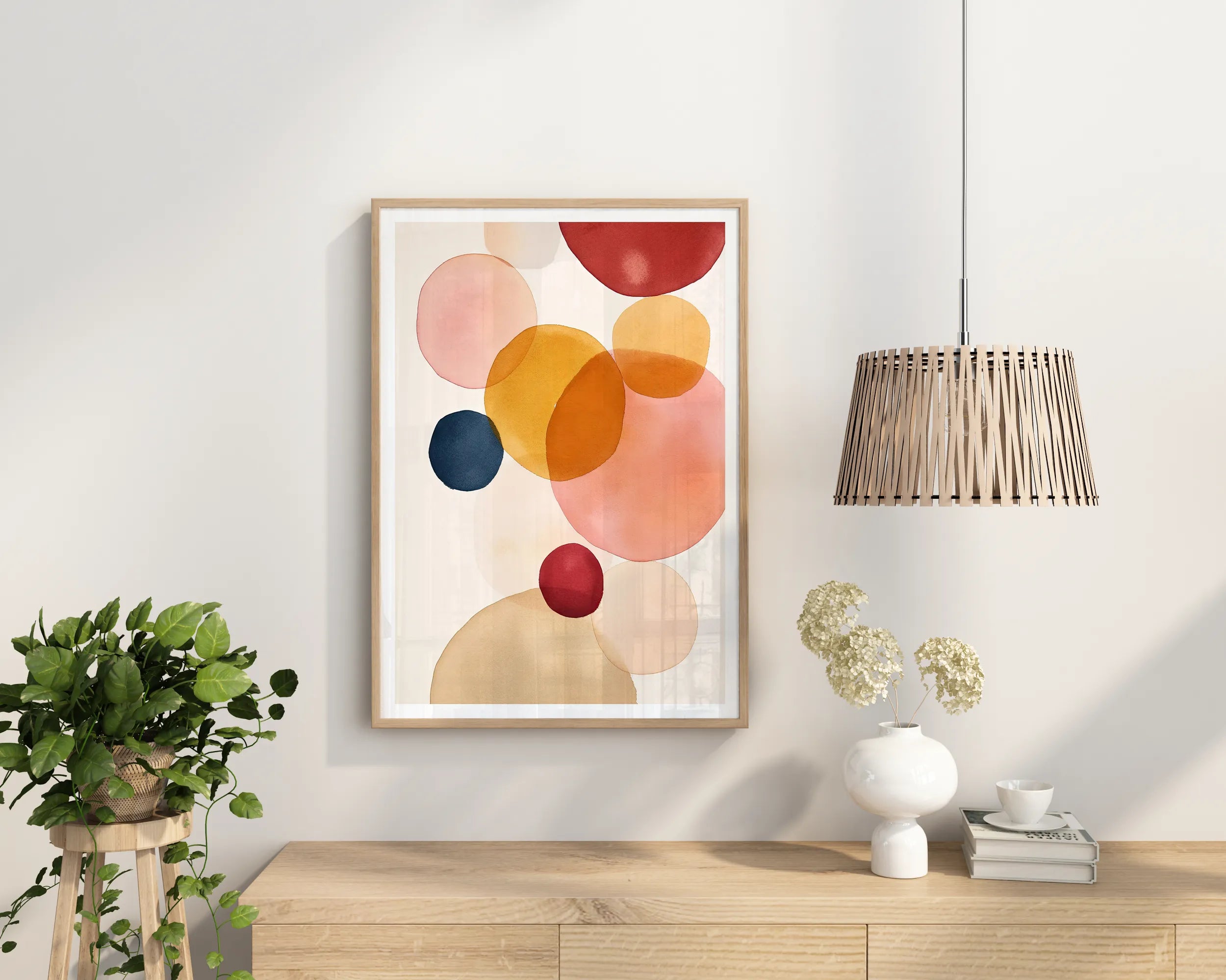 Muted Circlescape - Peintio
