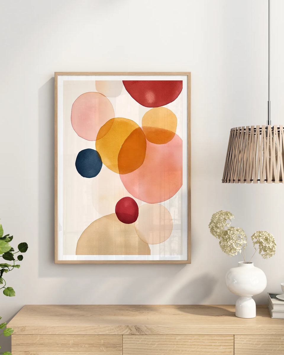 Muted Circlescape - Peintio