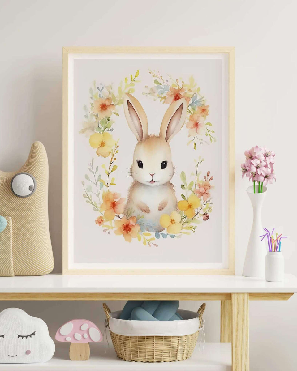 Bunny in Bloom No. 4 - Peintio