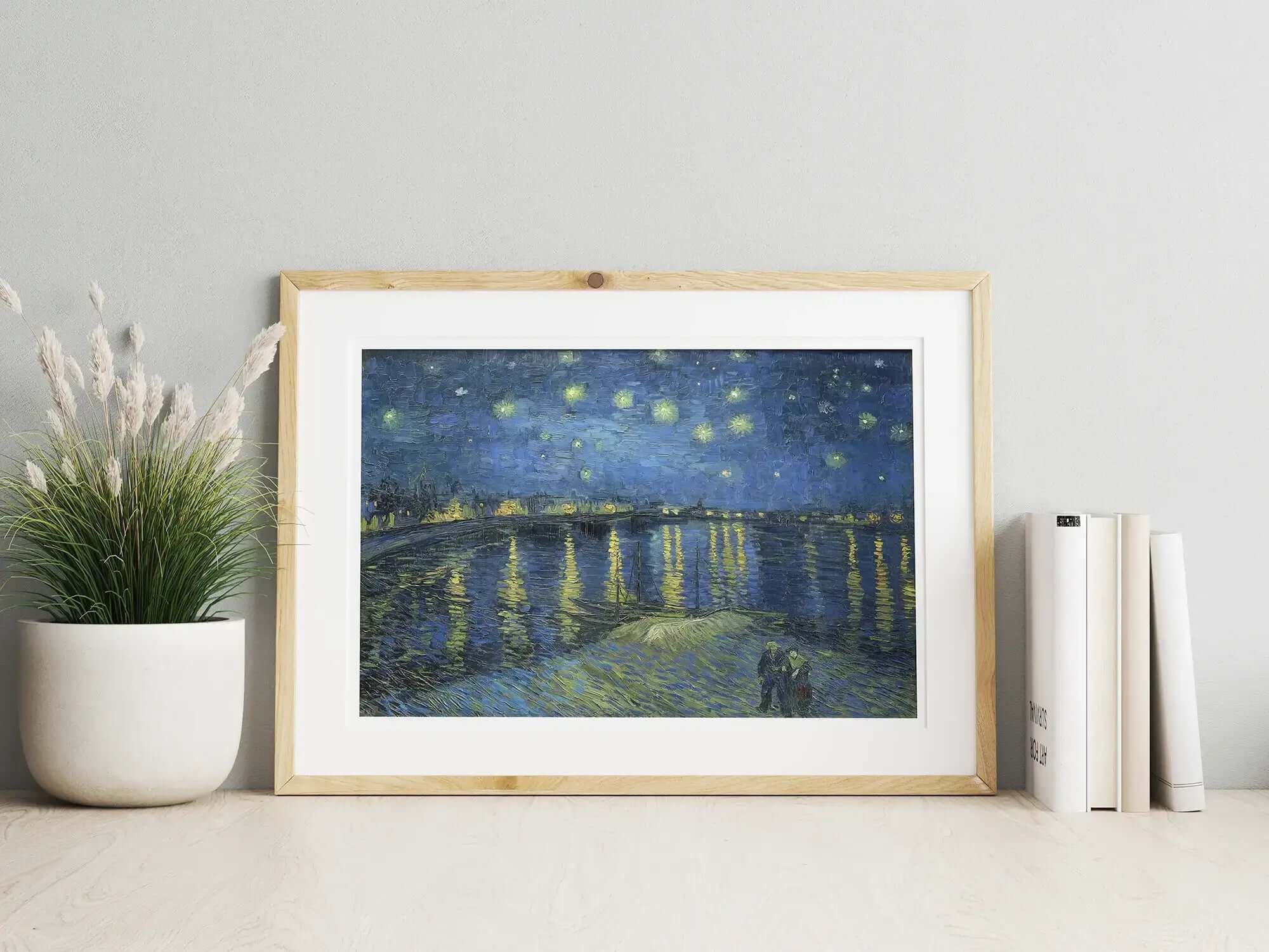 Vincent van Gogh - Starry Night Over the Rhone - Peintio