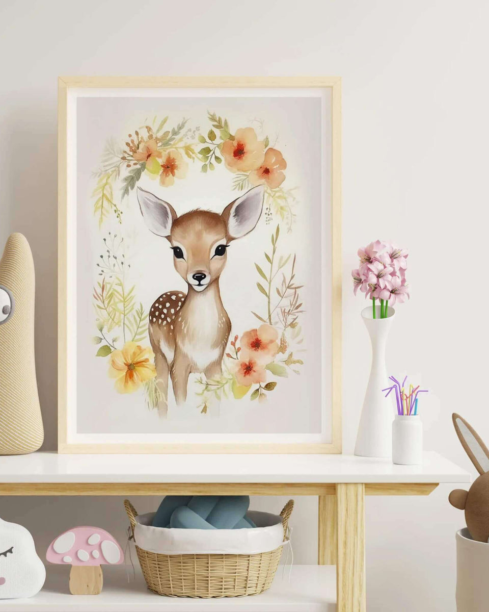 Bambi in Bloom No. 5 - Peintio