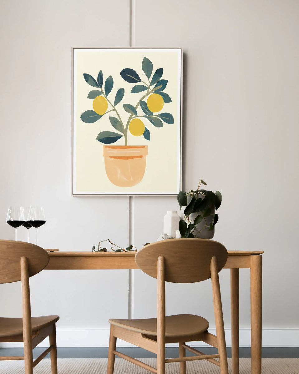 Lemon Vase - Peintio