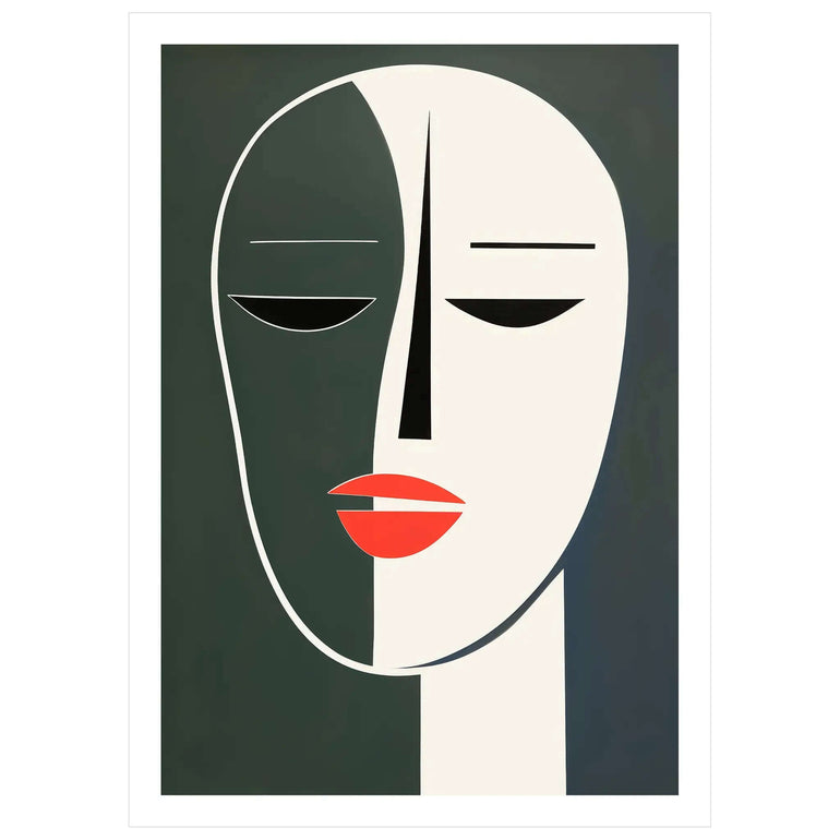 Abstract Face Expressions - Peintio