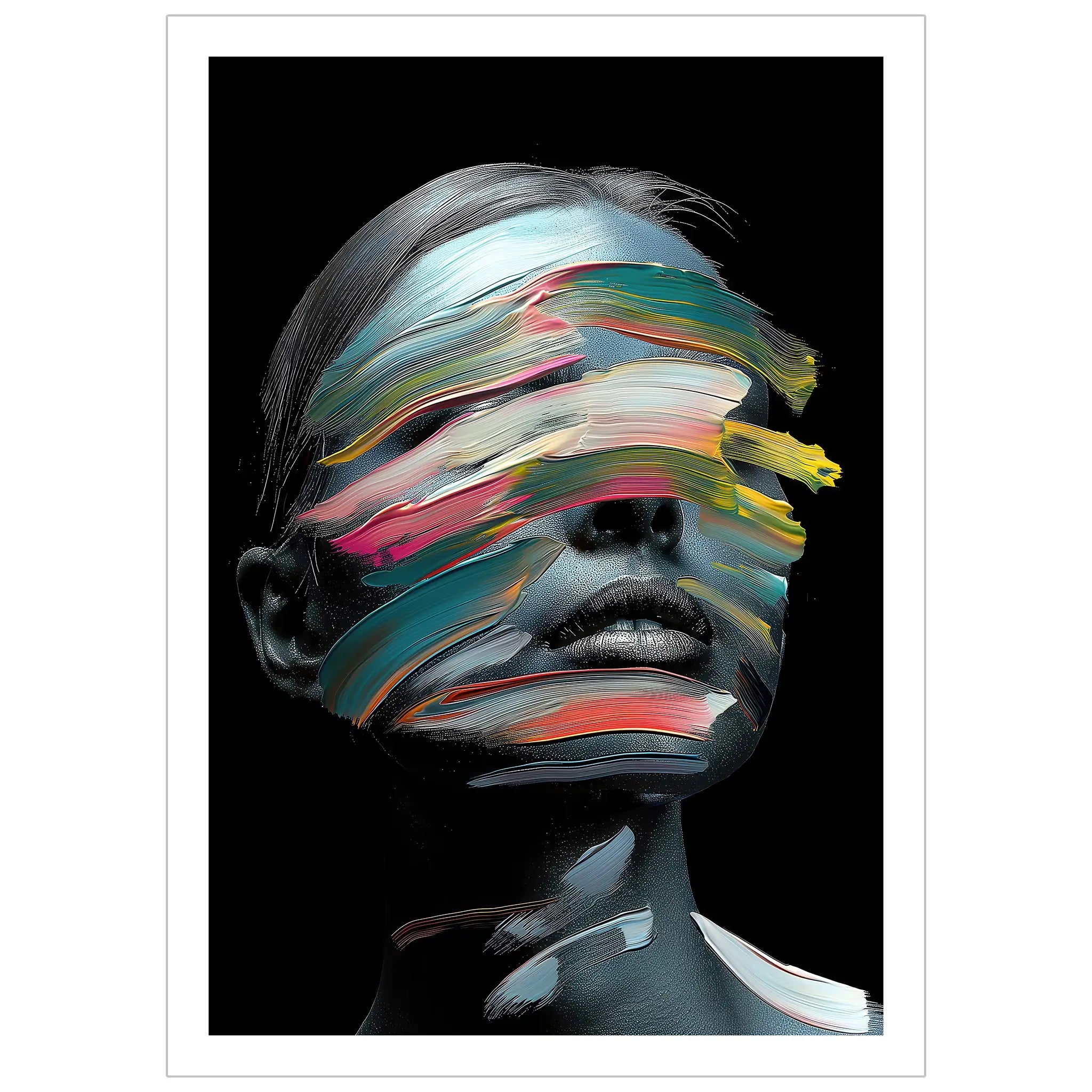 Idnetity Abstract Peintio Wall Art