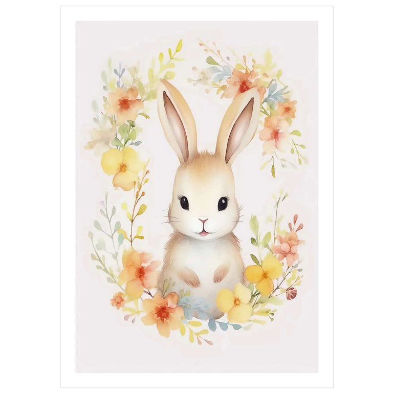 Bunny in Bloom No. 4 - Peintio