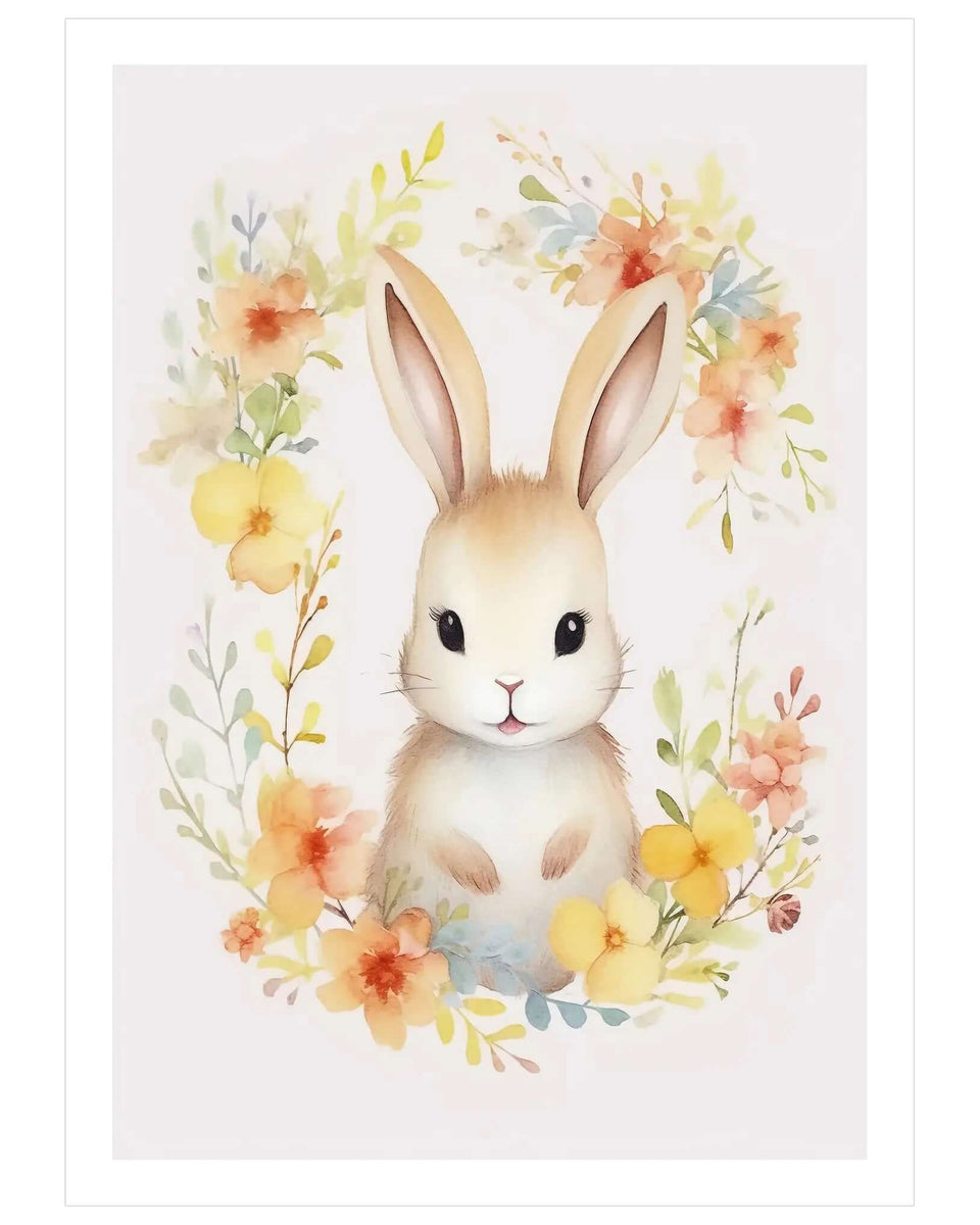 Bunny in Bloom No. 4 - Peintio