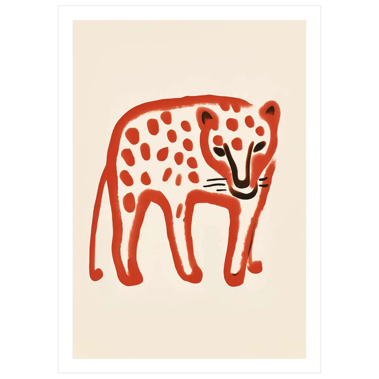 Childish Cheetah - Peintio