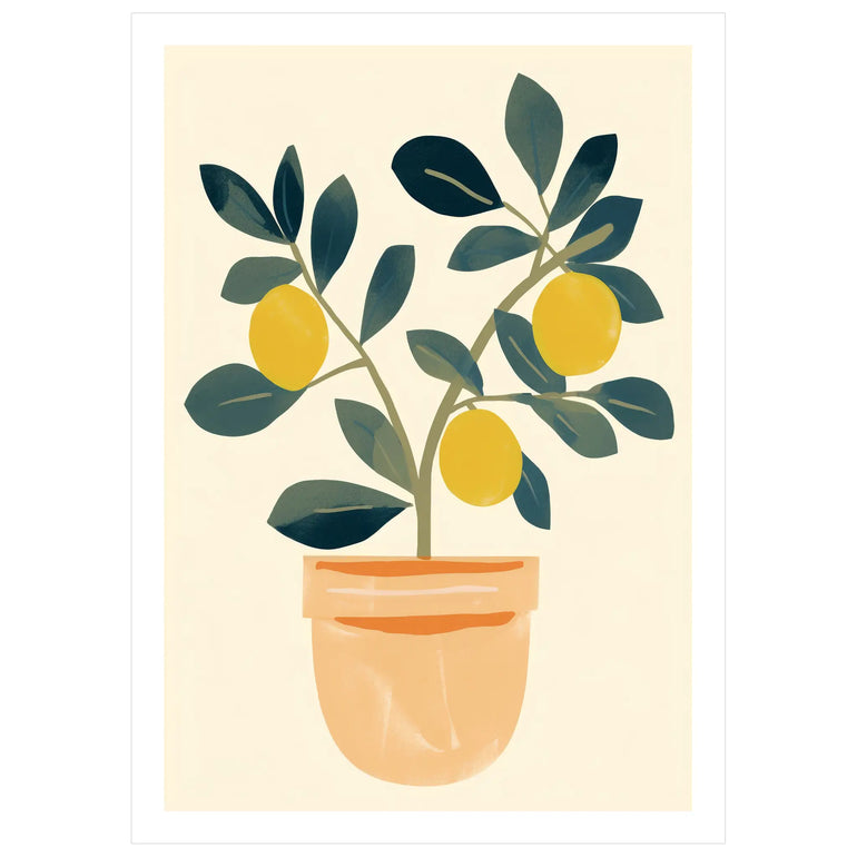 Lemon Vase - Peintio