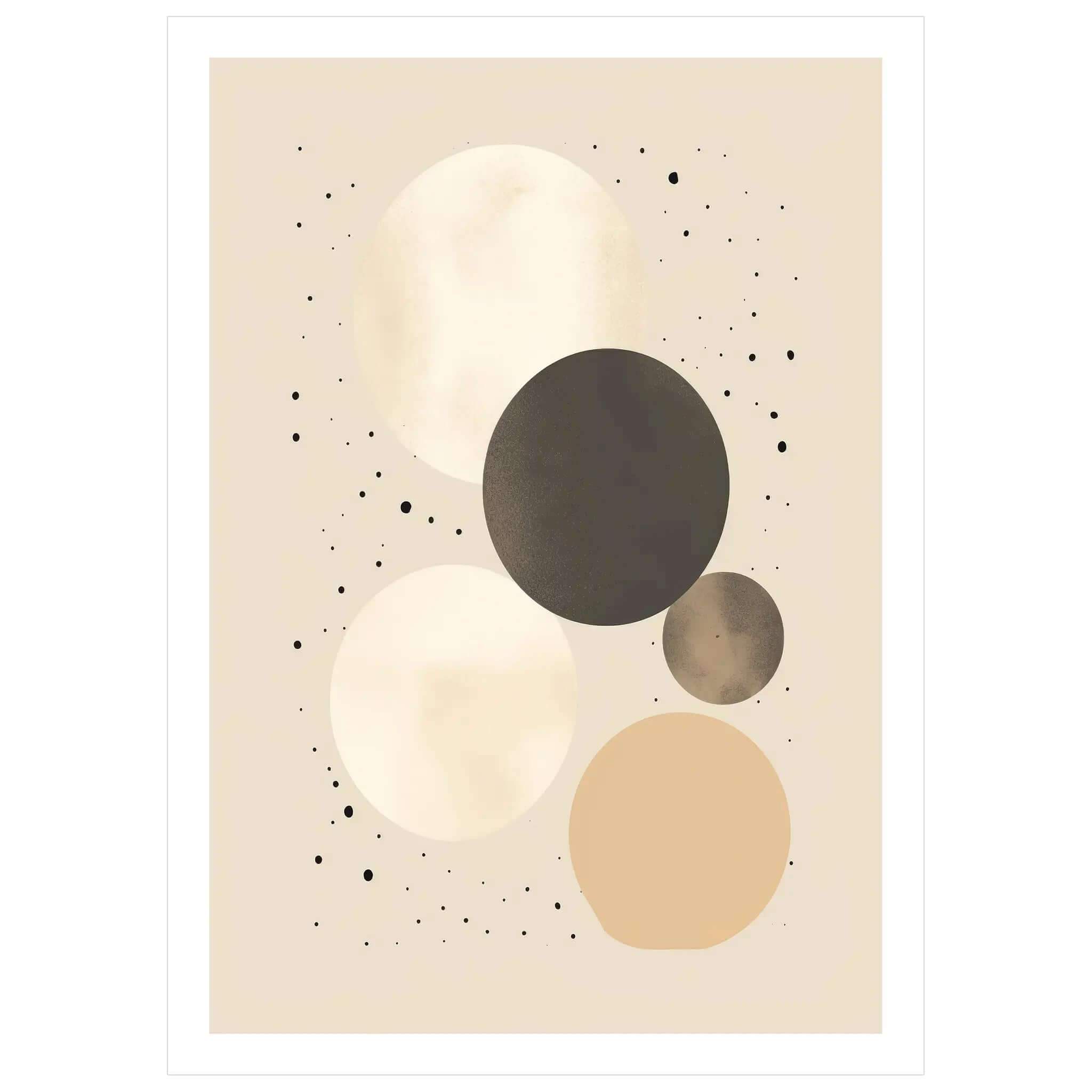 Neutral Circles No. 1 - Peintio
