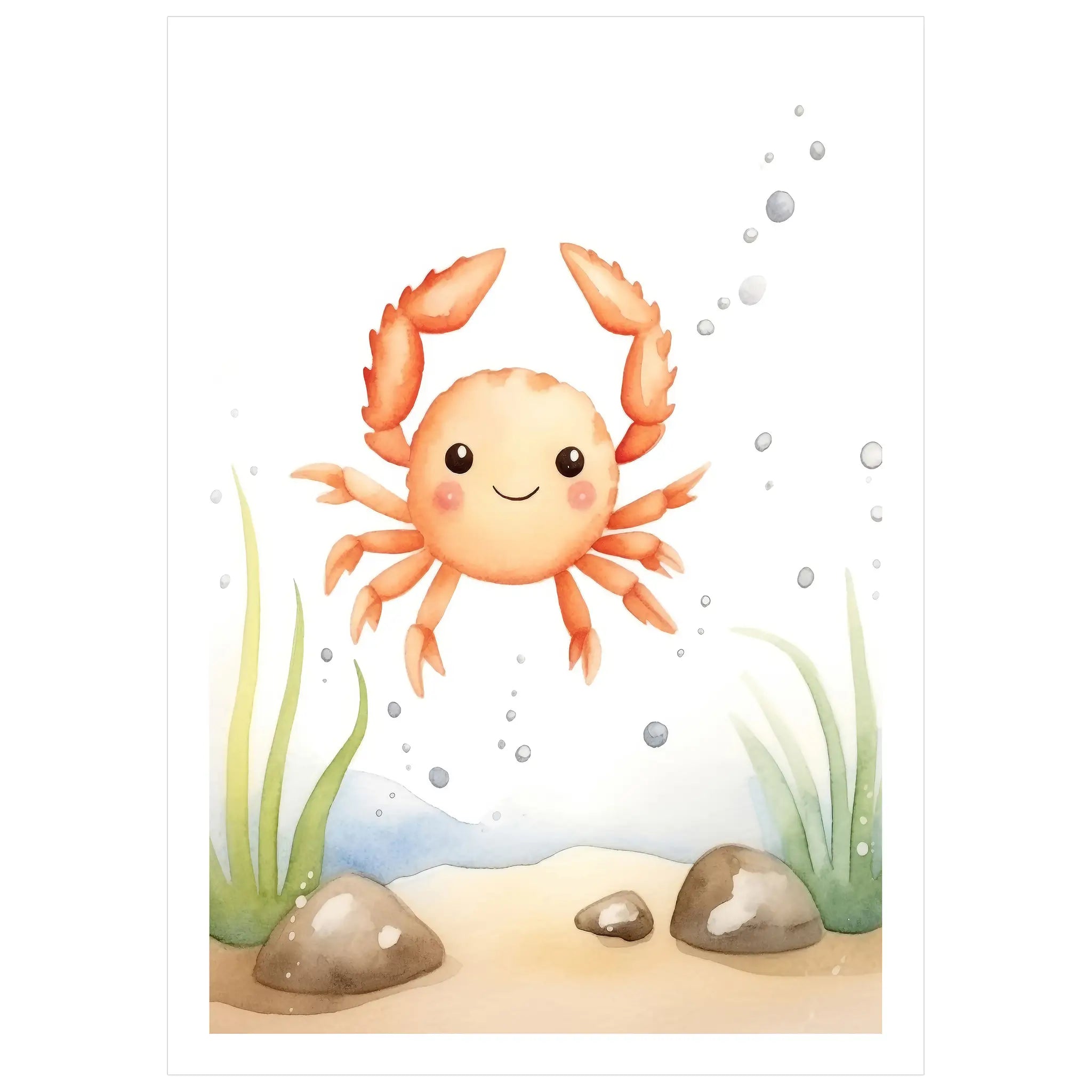 Playful Ocean Crustacean