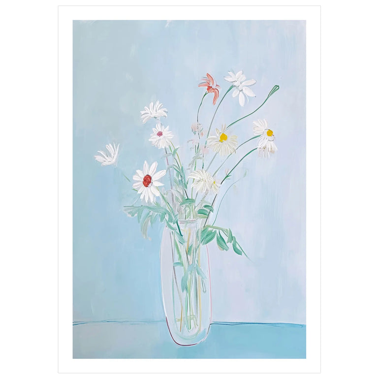 Skye Blue Petal No. 2 - Peintio