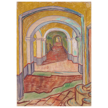 Vincent van Gogh - Corridor in the Asylum - Peintio