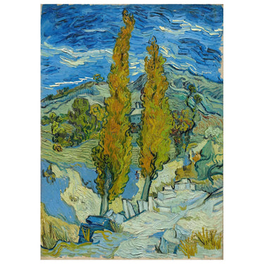 Vincent van Gogh - The Poplars at Saint-Rémy - Peintio