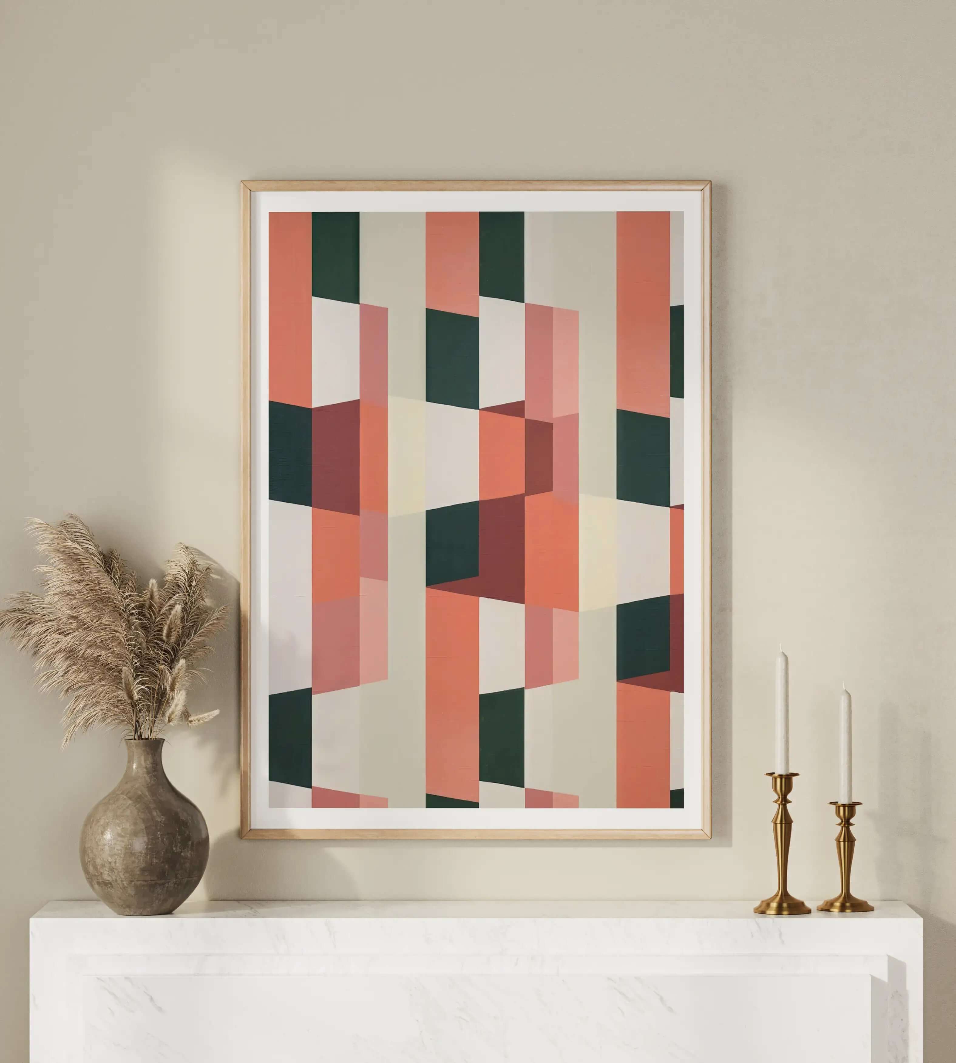 Pastel Patchwork - Peintio