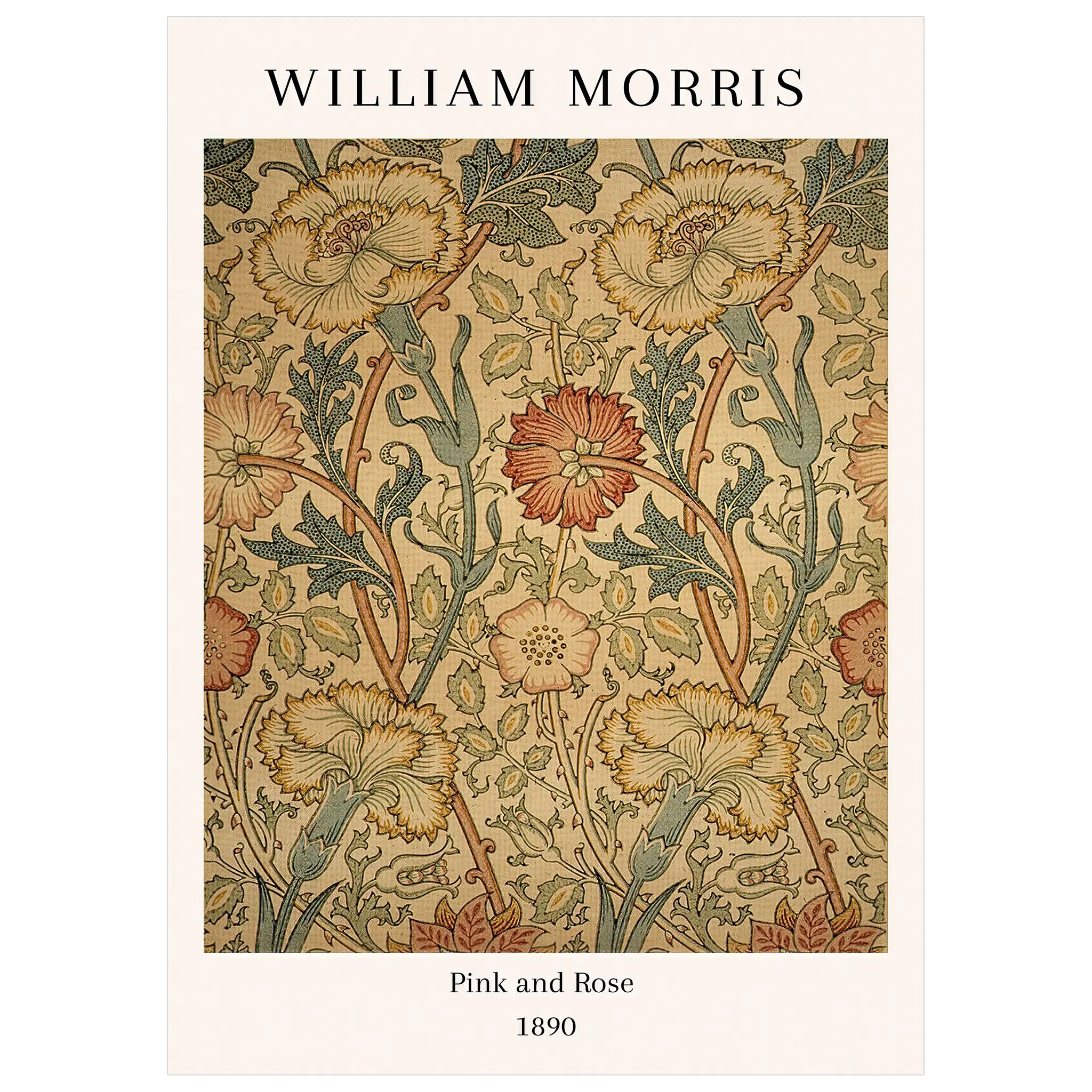 William Morris Pink and Rose