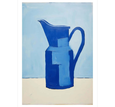 Blue Carafe Art No. 2 - Peintio