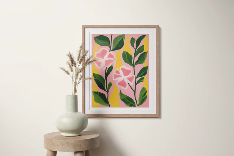 Vibrant Pink Blossoms No. 2 - Peintio