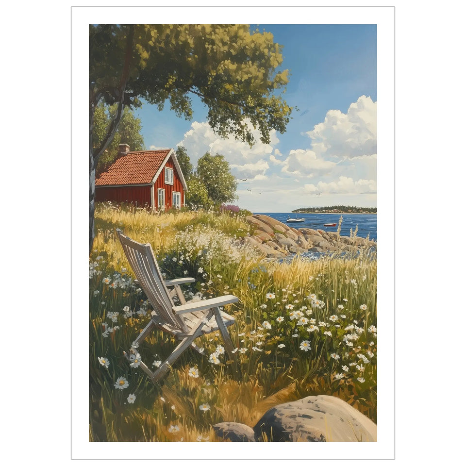 Med vit kant