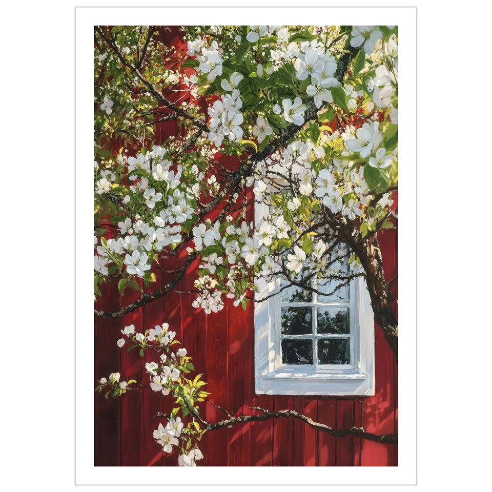 Med vit kant