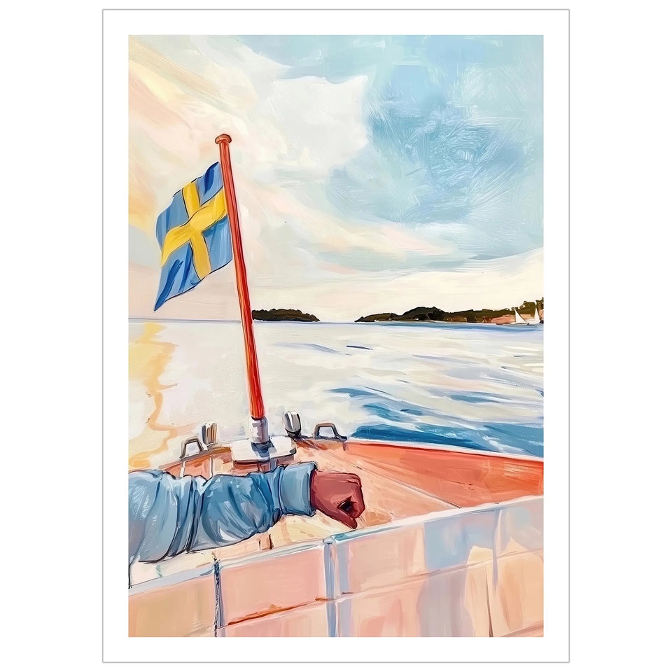Med vit kant