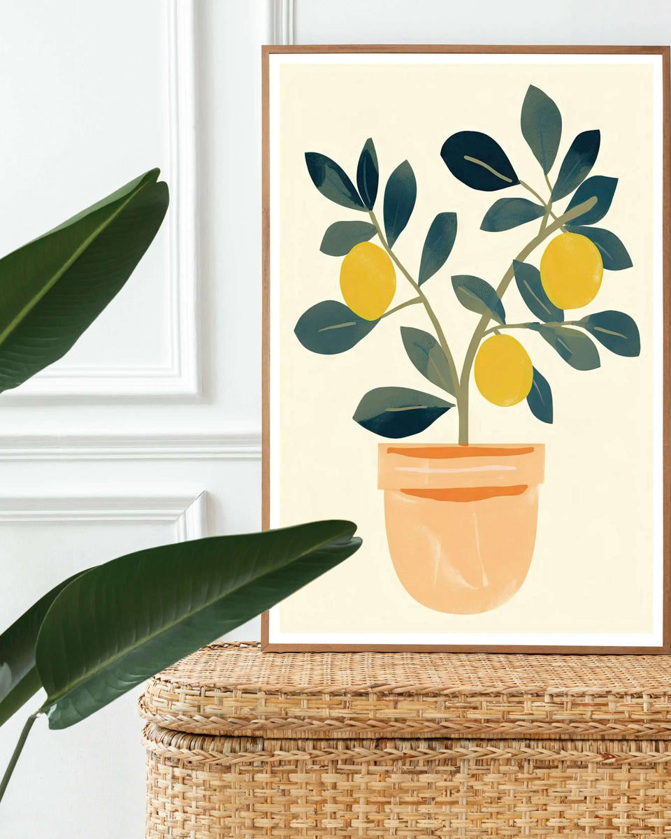 Lemon Vase - Peintio