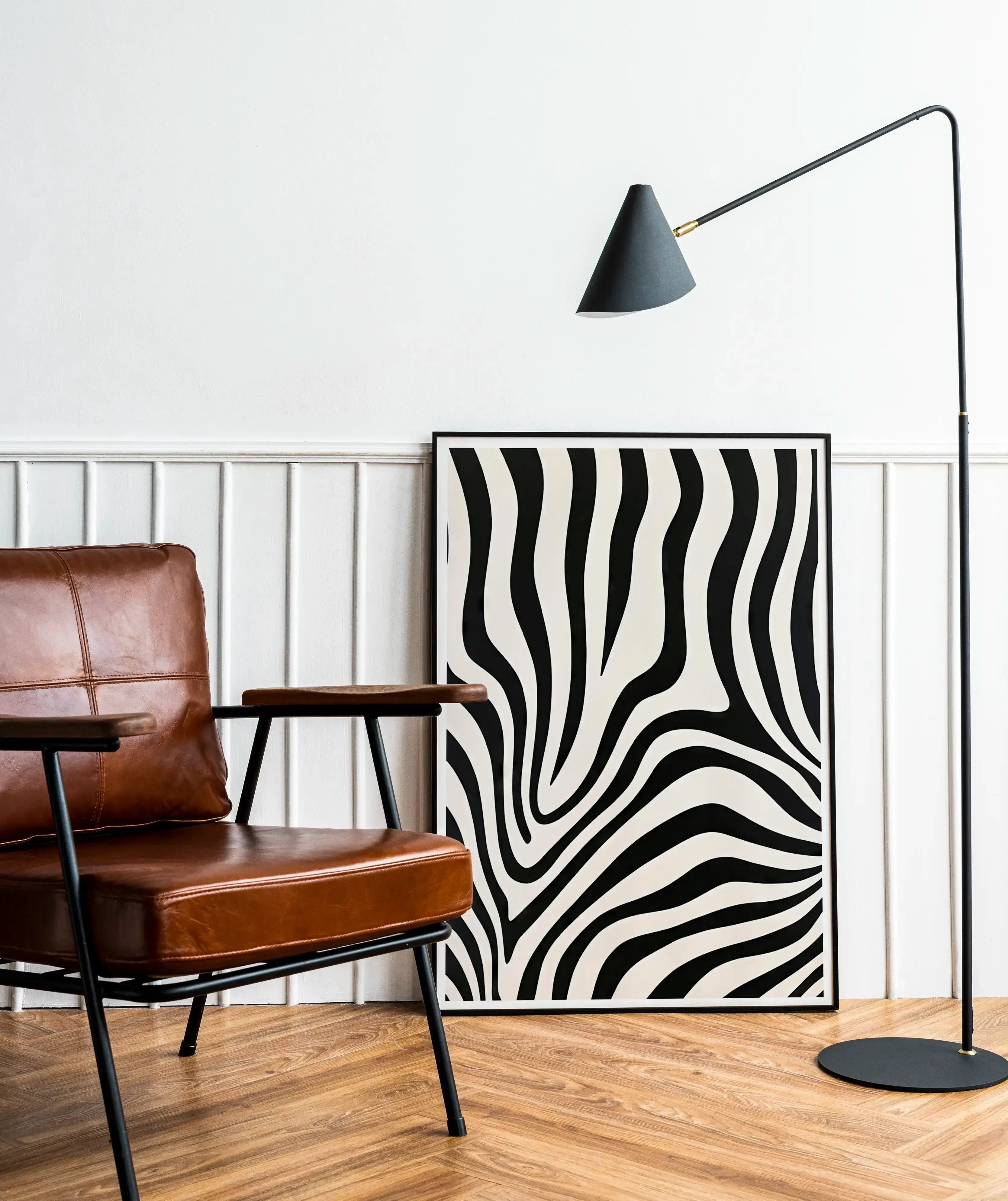 Striking Black Stripes - Peintio