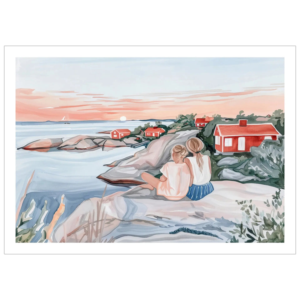 Med vit kant